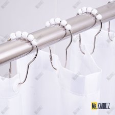 Кольца для штор Piercing Белый 16 шт.