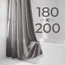 Штора для ванной ESSEN 180х200 см серая фото 1